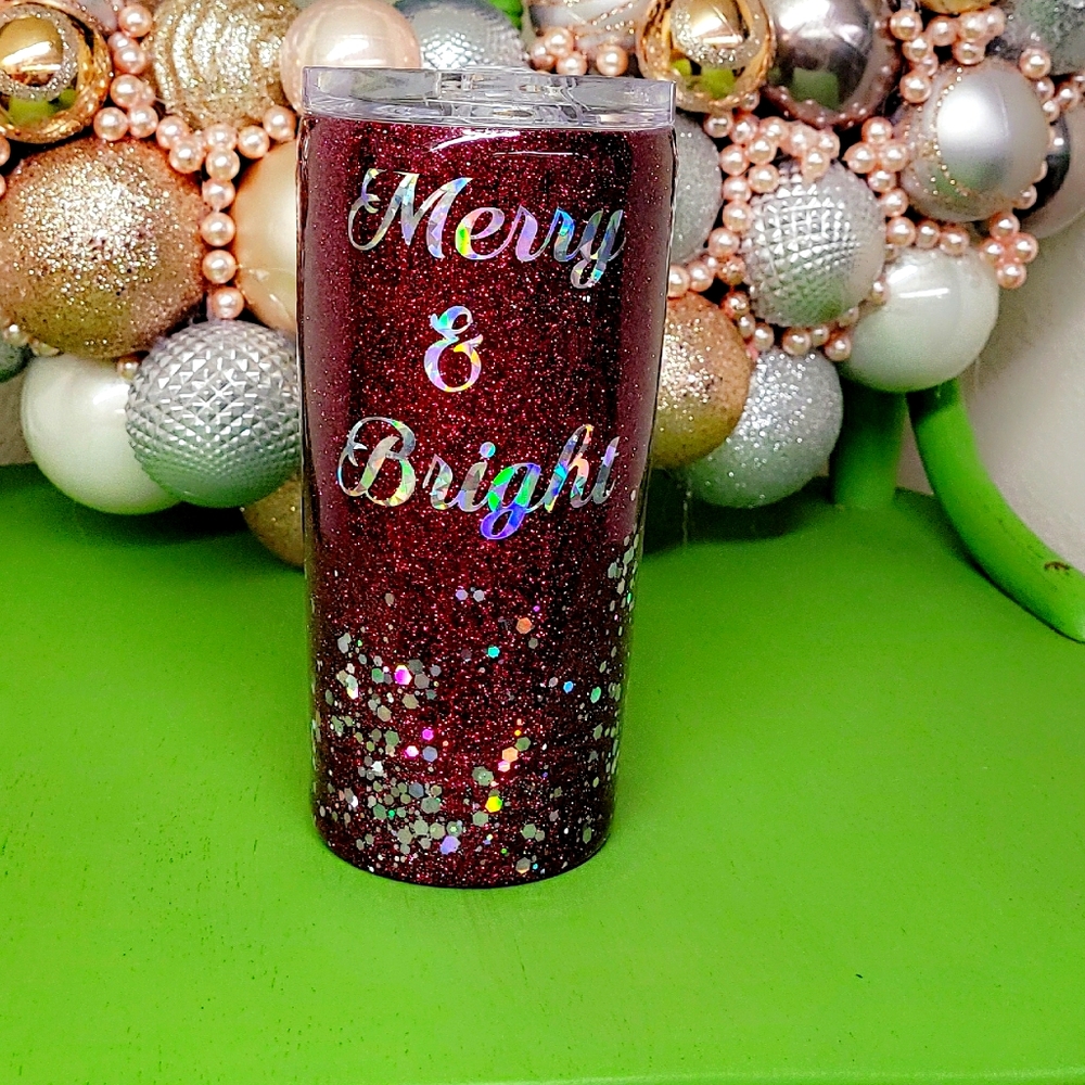 16oz Merry & Bright tumbler